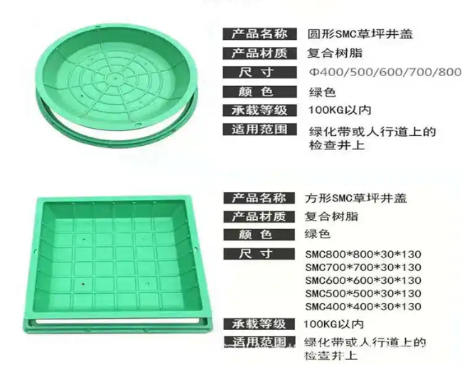 恩施树脂复合种植井盖展示